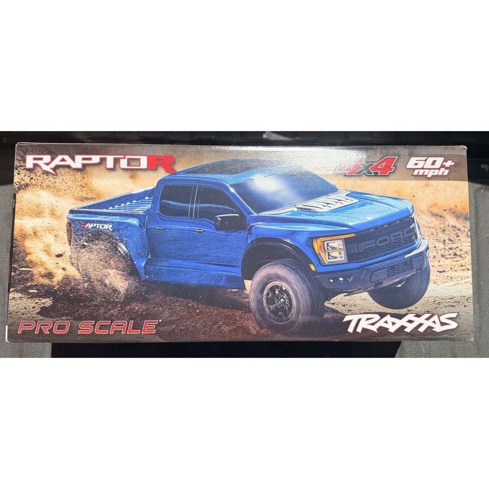 Traxxas 101076-4 Ford F150 Raptor Metallic BLUE 4x4 VXL 1:10 Pro Scale Truck NIB